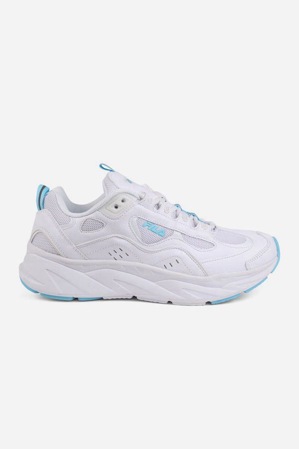 Fila Trigate Men's Trainers Shoes - White/White/Blue,NZ 604-84096